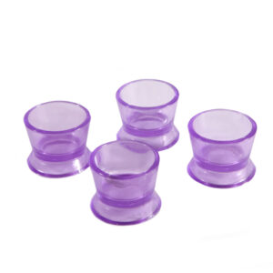 GODETE DE SILICON PARA ACRILICO CHICO (4 PIEZAS)
