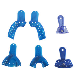CUCHARILLAS ANTERIORES 1/2 ARCADA Y PARCIALES DE PLASTICO (JUEGO CON 6 PIEZAS)
