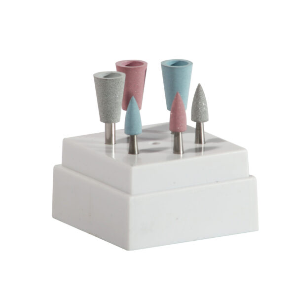 PULIDORES PARA RESINA DE CONTRANGULO (KIT CON 6 PIEZAS)