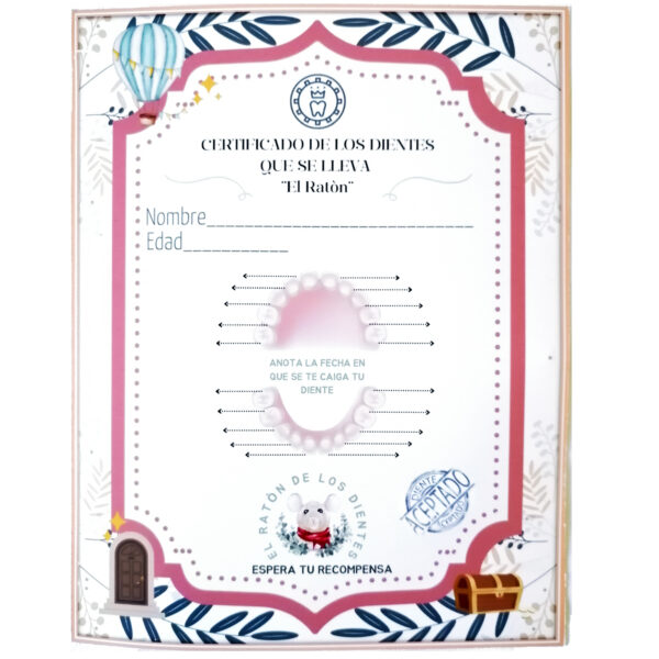 CERTIFICADO RATON PEREZ